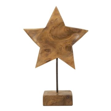 Dekoratīva skulptūra STAR, zvaigznes formas, 28 × 42 × 12 cm