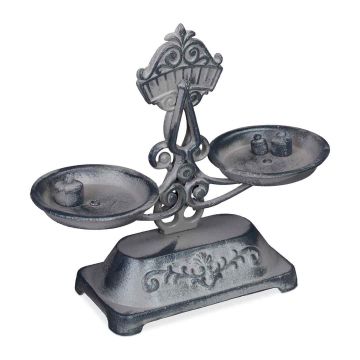 Dekoratīvie virtuves svari Relaxdays 10026409.0, 3 atsvari, 27 × 24 × 10,5 cm