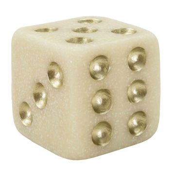Dekoratīvs spēļu kauliņš QUARZY, 8 × 8 × 8 cm