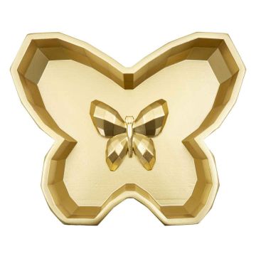 Dekoratīva paplāte Mauro Ferretti Butterfly, 20,5 × 3 × 17,5 cm
