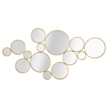 Decorative mirror Mauro Ferretti Mirrors, Gold, 100 × 51.5 × 2.3 cm