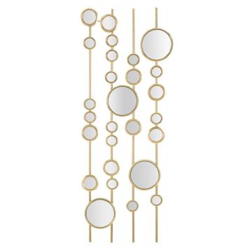 Decorative mirror Mauro Ferretti Small Mirrors, Gold, 35.5 × 90 × 1.5 cm