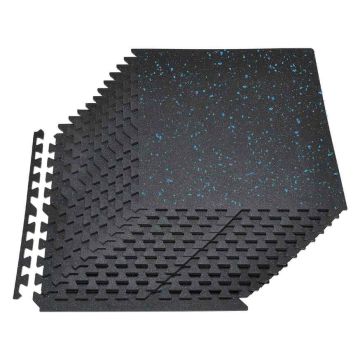 Пазловые гимнастические маты VEVOR HRD-XJD6614-24B, 24 шт, 600 × 600 × 14 мм