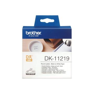 Papīra etiķetes Brother DK-11219, Apaļas