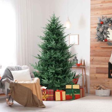 Artificial Christmas tree, 1090 branch tips, 340 LED bulbs, Green