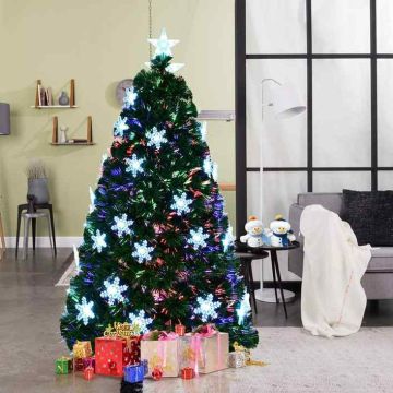 Artificial Christmas tree, 30 LED lights, 82 × 180 cm