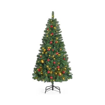 SONGMICS Artificial Christmas Tree, Green, Ø 78 × 150 cm