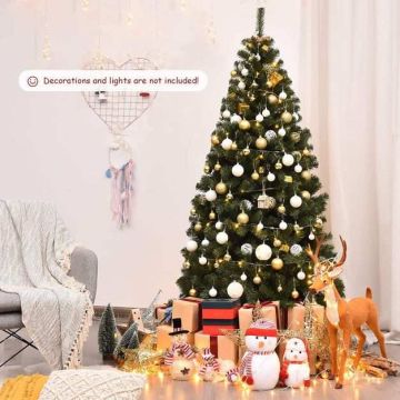 Artificial Christmas Tree, Foldable Metal Stand