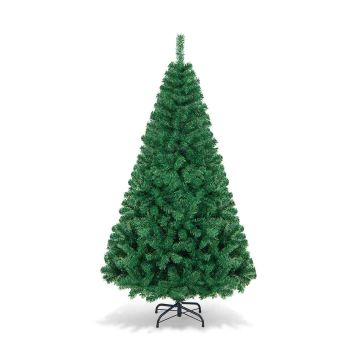Artificial PVC Christmas Tree, 650 Branch Tips, Green