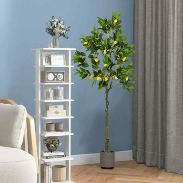 Artificial lemon tree, with fruits and pot