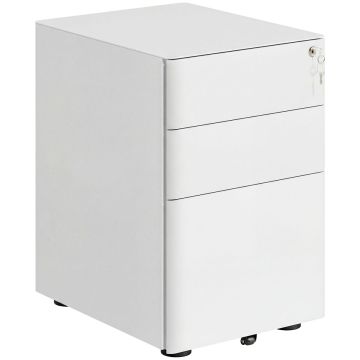 Шкаф для документов Vinsetto 39x48x59см, белого цвета