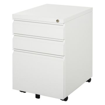 Картотечный шкаф Vinsetto 39x48x60 см, белый