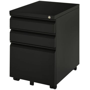 Шкаф для документов Vinsetto 39x48x60см, чёрного цвета