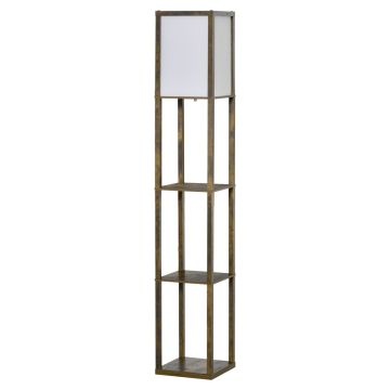 Toršers Homcom 26x26x160cm, brūnas/baltas krāsas