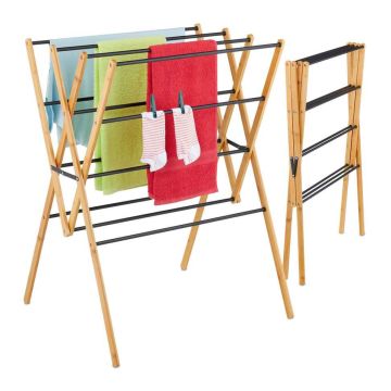 Veļas žāvētājs Relaxdays, 4 līmeņi, 12 stieņi, 70 × 93 × 62 cm