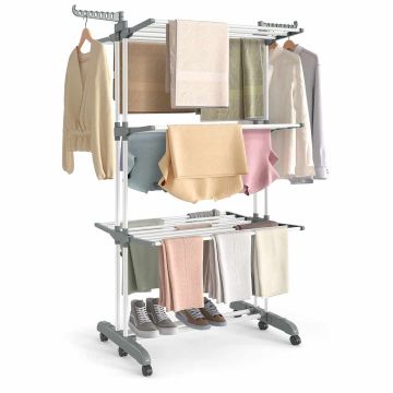 SONGMICS clothes dryer, 4 tiers, 63.5 × 125.5 × 173 cm