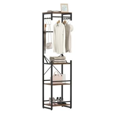 Clothes rack, 6 hooks, 40 × 30 × 162 cm