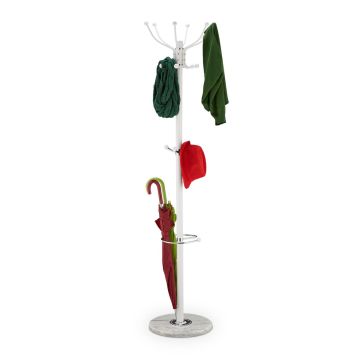 Drēbju pakaramais Relaxdays 10033009_49, 16 āķi, Ø 36,5 × 176,5 cm