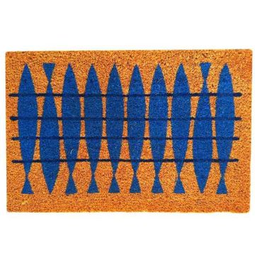 Durvju paklājiņš Relaxdays 10053991_530, Dizains F, 60 × 40 cm