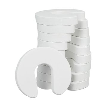 Durvju pirkstu aizsargi Relaxdays 10027785.0, 10 gab, Balta, 9 × 2 × 10,5 cm