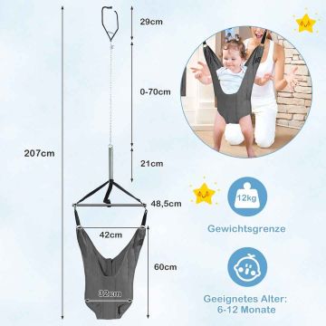 Door bouncer for children, 50 × 50 × 208 cm