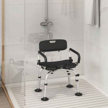Shower chair, 6 height positions, 50 × 67–79.5 × 52.5 cm