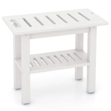 Shower chair, With raised shelf, 55 × 45 × 30 cm