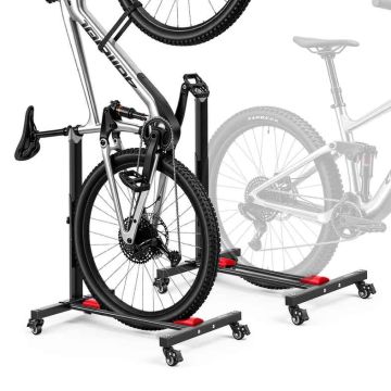 Velosipēdu statīvi VEVOR HS-T014C-1A, 2 gab, Melna, 600 × 430 × 660–795 mm