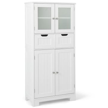 Vannas skapītis 60x30x128cm, balta krāsa
