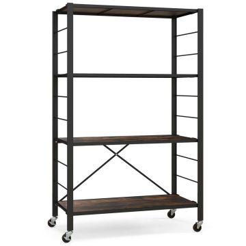 Virtuves rati 76x36x122cm, melnas krāsas