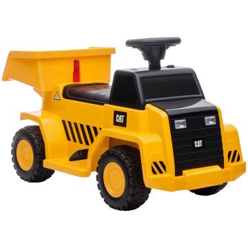 Bīdamais bērnu auto Homcom 74,5x36x43,5cm, dzeltena/melnā krāsā