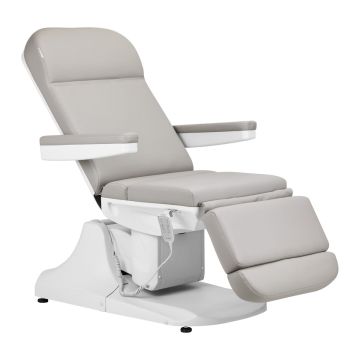 Электрическое косметологическое кресло Azzurro 891, 3 режима, Серое
