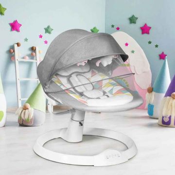 Electric baby rocking chair, 5 swing amplitudes, 69 × 64 × 74 cm
