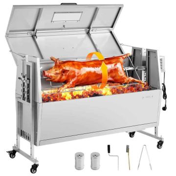 Elektriskais iesma grils VEVOR, 60 kg, 144 × 48 × 94,5 cm