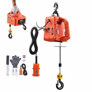 Электрический тельфер с лебёдкой VEVOR 750-D1, 700 кг, 20 × 22 × 20 см