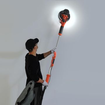 Elektriskā LED slīpmašīna, 12 slīppapīra loksnes