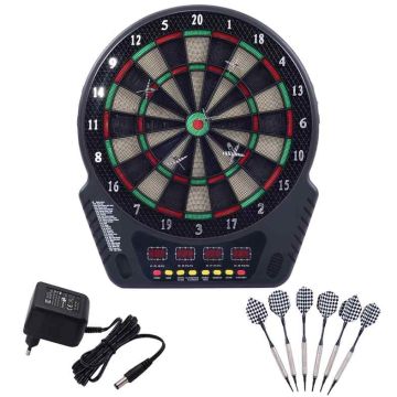 Electronic dart board, 27 games, 243 variations, 44 × 52 × 4 cm