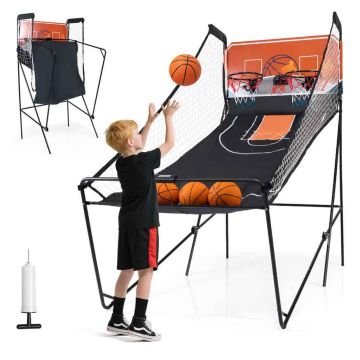 Electronic basketball machine, 8 game modes, 205 × 108 × 84 cm