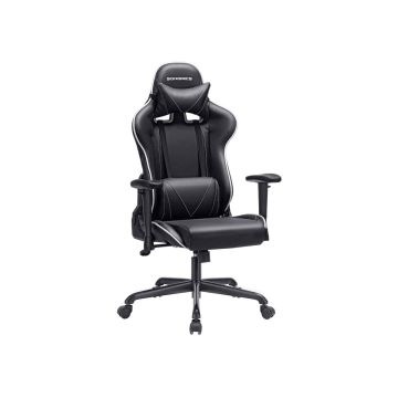Ergonomisks spēļu krēsls, melns