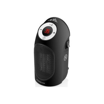 ETA | Heater | ETA162390000 Fogos mini | Fan heater | 400 W | Suitable for rooms up to 8 m² | Black | N/A
