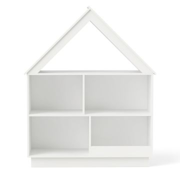 Bērnu plaukts 88x34x108cm, baltā krāsā