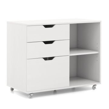 Dokumentu skapis 81x40x66,5cm, baltas