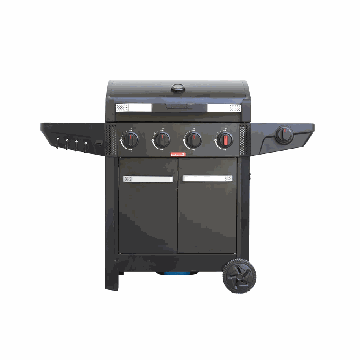 Gāzes grils Barbecook Gas Barbecue Luca 412, ar skapi un sānu degli, 145,4 × 60,3 × 112,3 cm