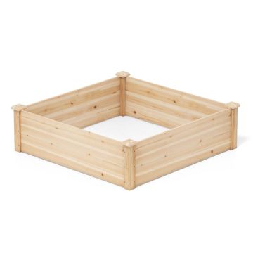 Pacelta dobju kaste 102x102x30cm, gaiši brūnā krāsā