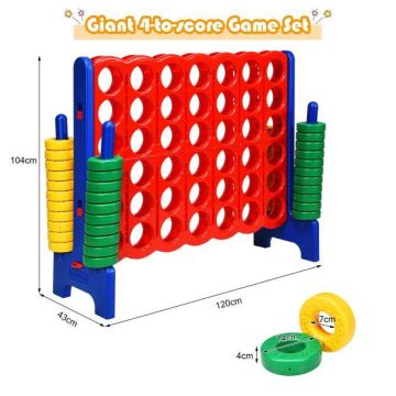 Настольная игра четыре подряд 120x42x104см, разных цветов