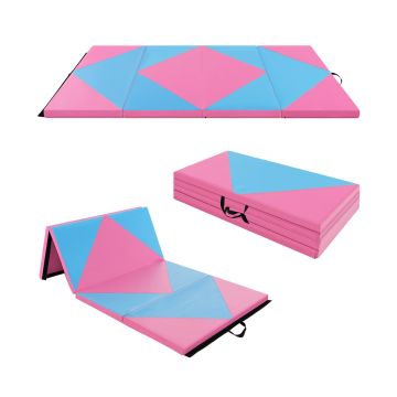 Fitness mat, foldable, 243.84 × 121.92 × 5.08 cm