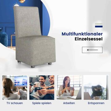 Armchair, without armrests, 47 × 60.5 × 98 cm