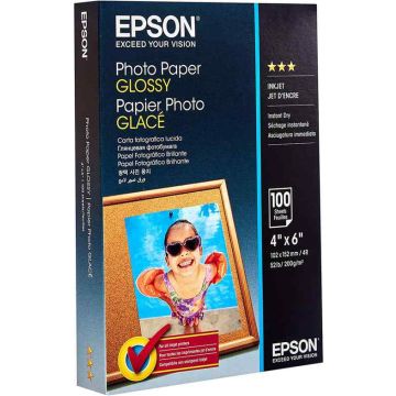Fotopapīrs Epson Photo Paper Glossy, 100 loksnes, 10 × 15 cm