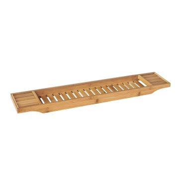 Полка для ванной 80x15x4см., светло-коричневого цвета