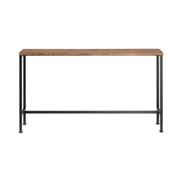 Konsoles galds 120x20x65cm., melnā/brūnā krāsā